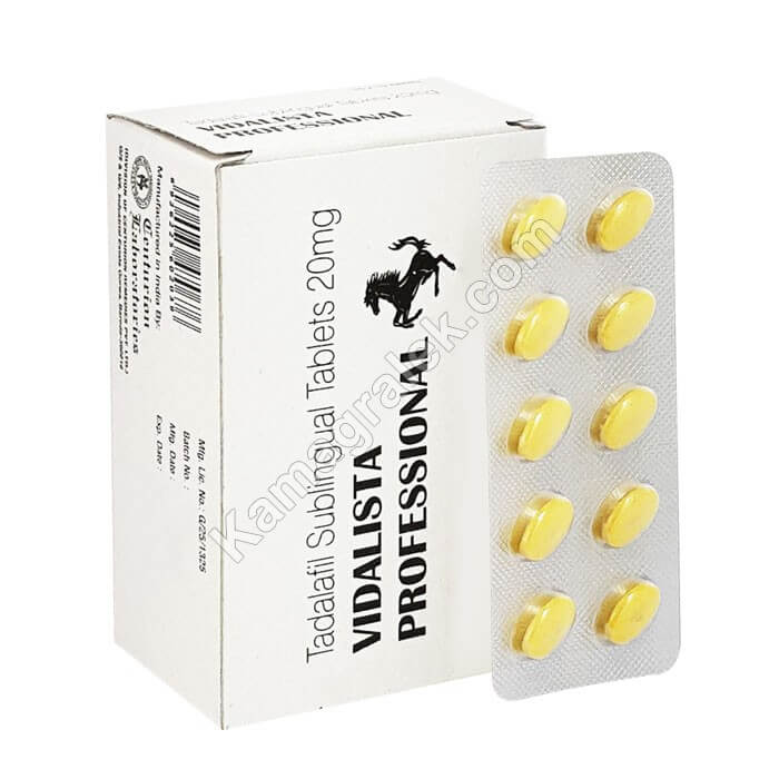 Vidalista Professional 20 Mg (Tadalafil)